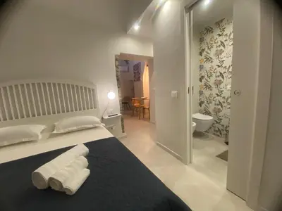 Letto o letti in una camera di Torrione Stella Rooms