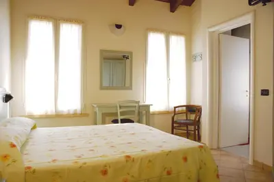 Letto o letti in una camera di Albergo del Po