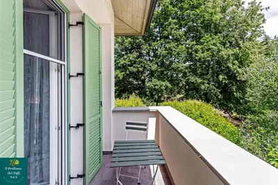 Balcone o terrazza di Il Profumo dei Tigli R&B, elegante casa nuova a Formigine