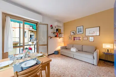 Area soggiorno di Beautiful Flat in Rapallo - Happy Rentals