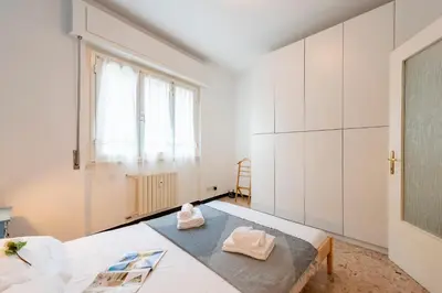 Letto o letti in una camera di Beautiful Flat in Rapallo - Happy Rentals