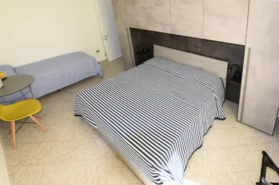 Letto o letti in una camera di La casa di Sofie