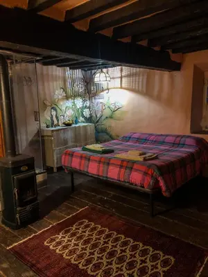 Letto o letti in una camera di Oobeh Country House