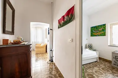 Letto o letti in una camera di GuestHost - Monterosso al Mare! Seaview Flat