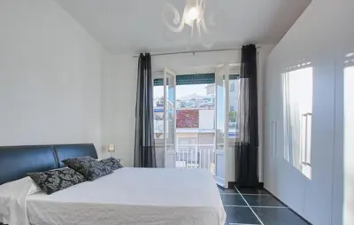 Letto o letti in una camera di Lovely Apartment In Sestri Levante