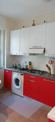 Cucina o angolo cottura di Lusi's home al mare Lavagna
