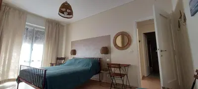 Letto o letti in una camera di Lusi's home al mare Lavagna