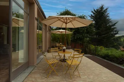 Patio o area all'aperto di Luce Boutique Hotel