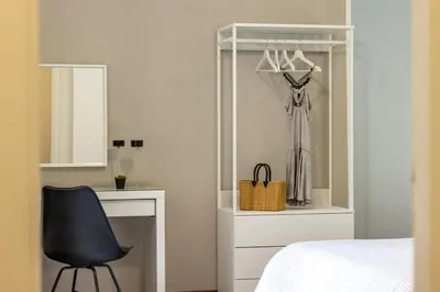 Letto o letti in una camera di Casa Andre
