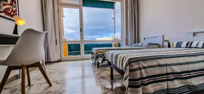Letto o letti in una camera di 21A - Vista mare a 2 passi da tutto