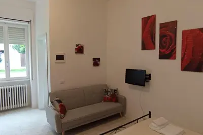 TV o dispositivi per l'intrattenimento presso Il roseto di Cremona, luminoso monolocale indipendente