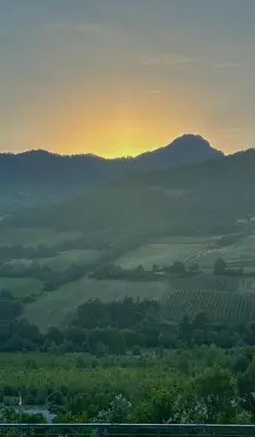 Paesaggio naturale nelle vicinanze del bed & breakfast