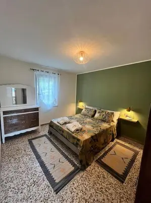Letto o letti in una camera di Bardi al Riolo Olivo appt