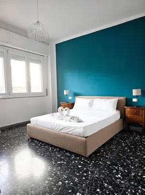 Letto o letti in una camera di Elisabeth Apartment