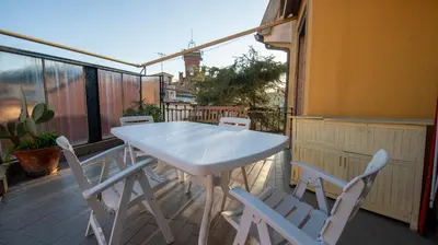 Balcone o terrazza di 232b - A casa di Rita, centro città, 150metri dalla spiaggia e dal mare