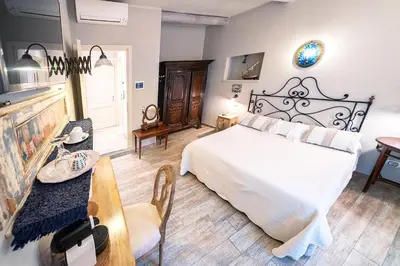 Letto o letti in una camera di Affittacamere Irene