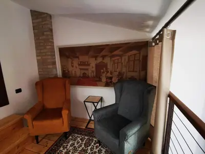 Area soggiorno di B&B Villa Argiolas
