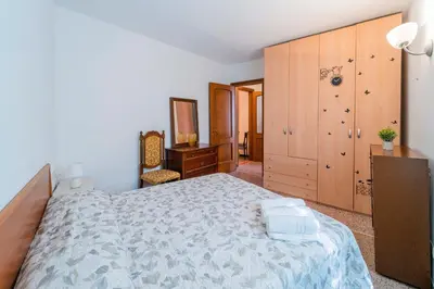 Letto o letti in una camera di 139b - Casa Santa Vittoria, 10 minuti dal mare e spiaggia di Sestri Levante