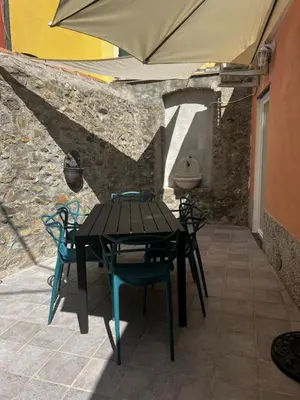 Patio o area all'aperto di Appartamento villa del borgo