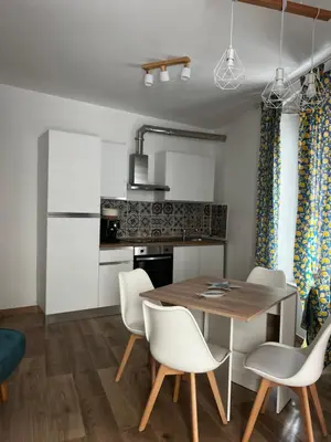 Cucina o angolo cottura di Appartamento villa del borgo
