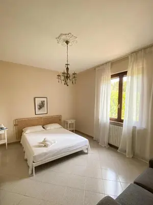 Letto o letti in una camera di Guadetto House
