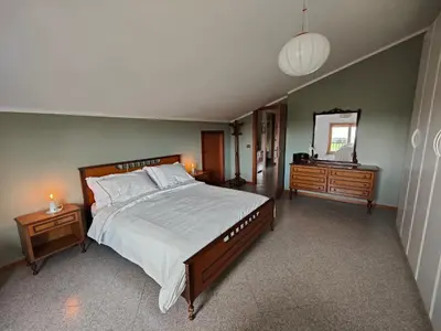 Letto o letti in una camera di Mansarda Montecavolo