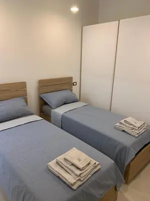 Letto o letti in una camera di Oasi del Po