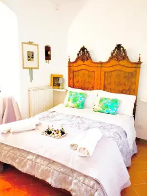 Letto o letti in una camera di bb Margherita seaside, 20 minutes from the Cinque Terre by train