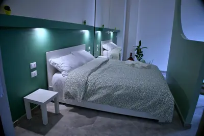 Letto o letti in una camera di B&B IlTempio