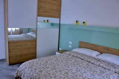 Letto o letti in una camera di B&B IlTempio