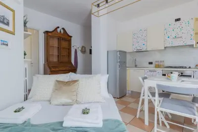 Cucina o angolo cottura di Crema, terrazza, a pochi passi dal centro città