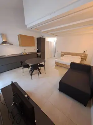 Letto o letti in una camera di FuoriPorta Affitti Brevi - Le Petit Arc