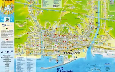 Vista generica su Chiavari o vista sulla città dall'interno dell'appartamento