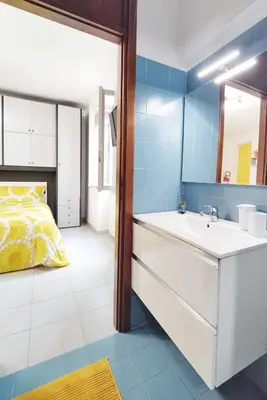 Letto o letti in una camera di Diamante sul Mercato
