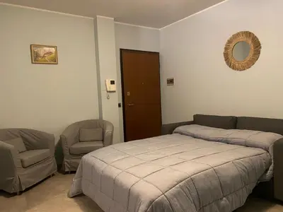 Letto o letti in una camera di Il Tulipano alloggio turistico