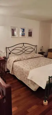 Letto o letti in una camera di La Casetta Valdonica La Spezia