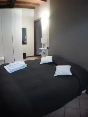 Letto o letti in una camera di Appartamento Luisa