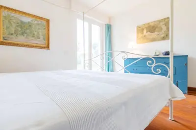 Letto o letti in una camera di Casa Marchelli