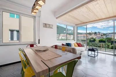 Balcone o terrazza di Attico in centro vista mare