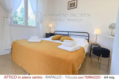 Letto o letti in una camera di Terrazza Storica a Rapallo