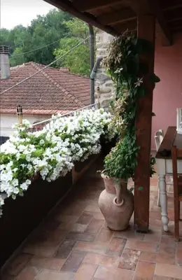 Balcone o terrazza di Tipico rustico Toscano vicino alle Cinque Terre