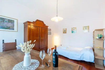 Letto o letti in una camera di GuestHost - Parma Cozy Studio near the Hospital