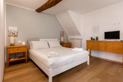 Letto o letti in una camera di Alice's Home - 20 Steps from the Sea