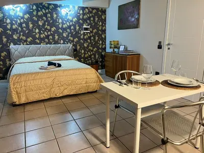 Letto o letti in una camera di B&B A Casa Mia