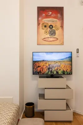 TV o dispositivi per l'intrattenimento presso Palazzo Cavour, 34 - Luxury Suite Cardo