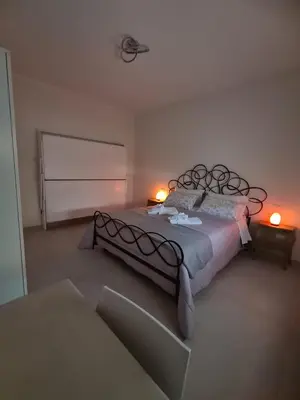 Letto o letti in una camera di Casa Emanuela Arceto Appartamento 1