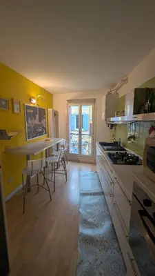 Cucina o angolo cottura di A casa di Giò e Lorenzo- Appartamento via Guidelli