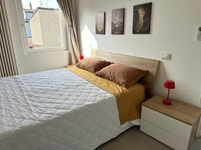 Letto o letti in una camera di Dimora Sant Anna