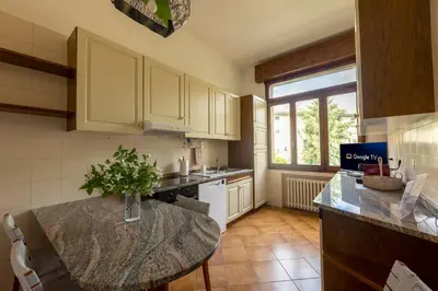 Cucina o angolo cottura di Appartamento d'artiste