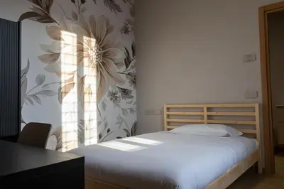 Letto o letti in una camera di Locanda Borgovecchio